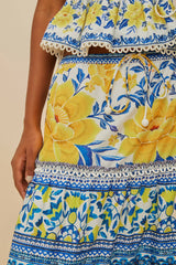 Off-White Zuli Low Rise Maxi Skirt | FARM Rio Women
