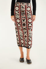 Stripes Winter Tapestry Knit Skirt | FARM Rio | FARM Rio Women