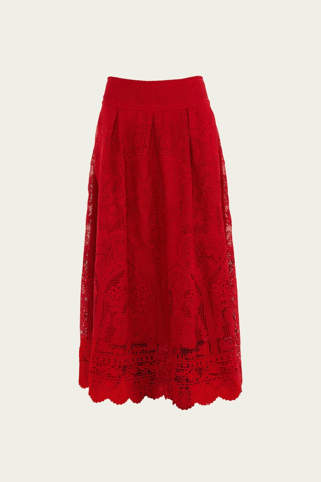 Red Guipure Boho Garden Skirt | FARM Rio | FARM Rio Women