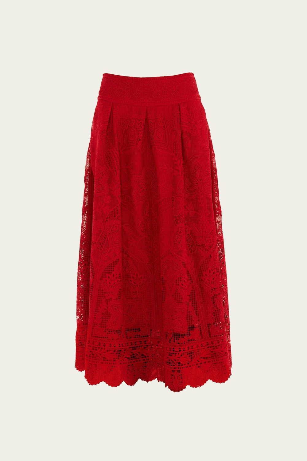 Red Guipure Boho Garden Skirt | FARM Rio | FARM Rio Women