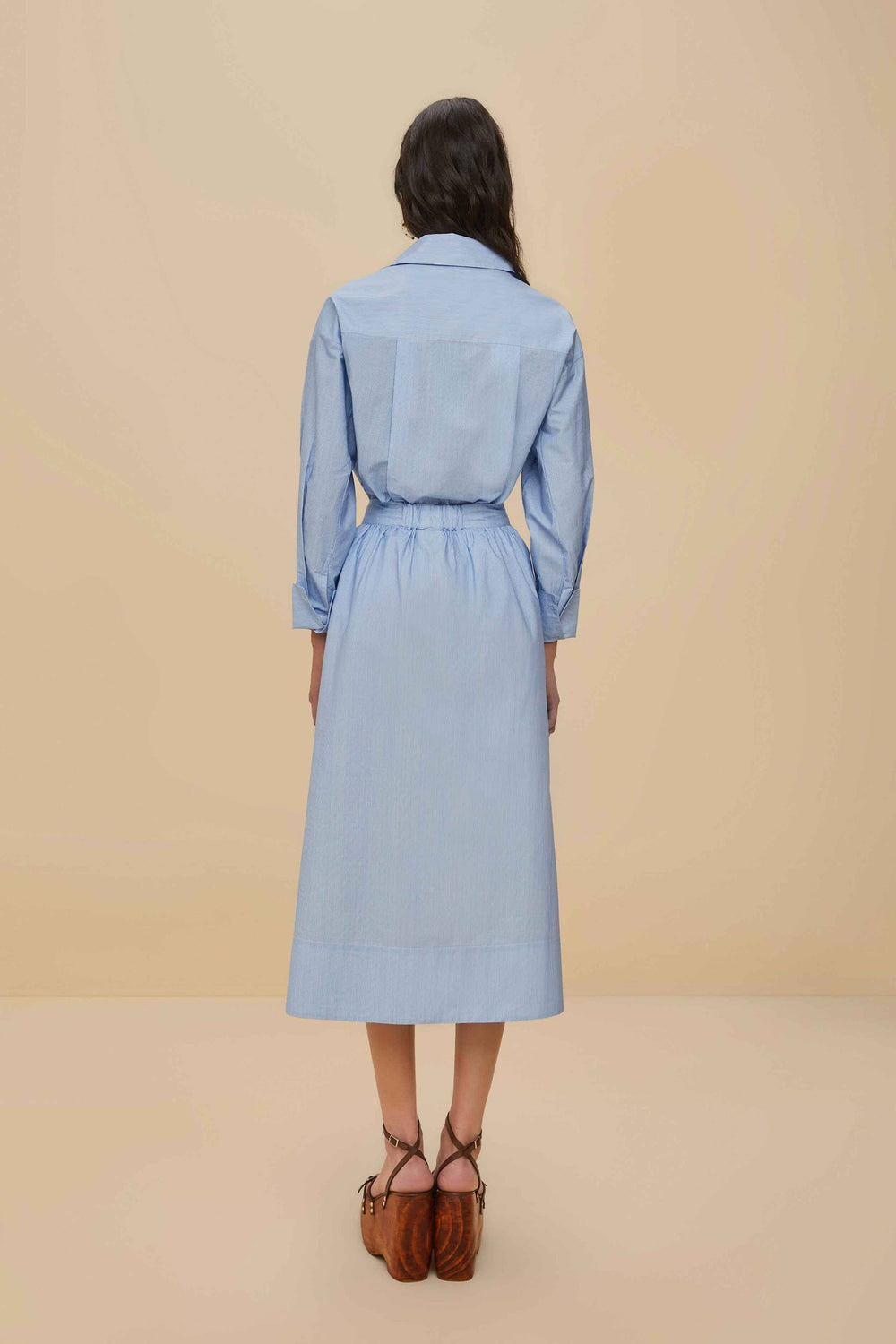 Blue Banana Cocina Striped Midi Skirt | FARM Rio Women