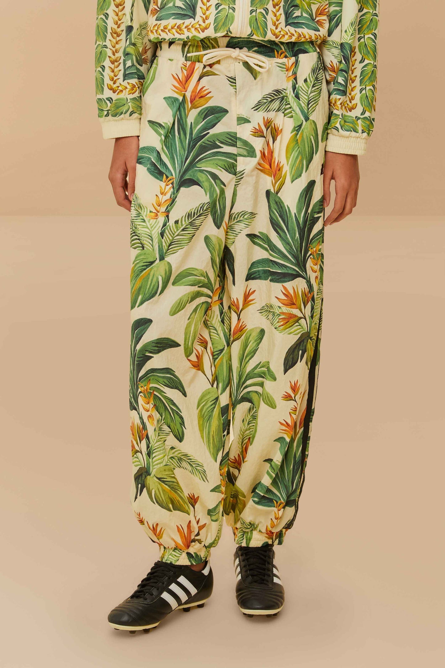 Adidas Tropical Breeze Cream White Pants | FARM Rio Women