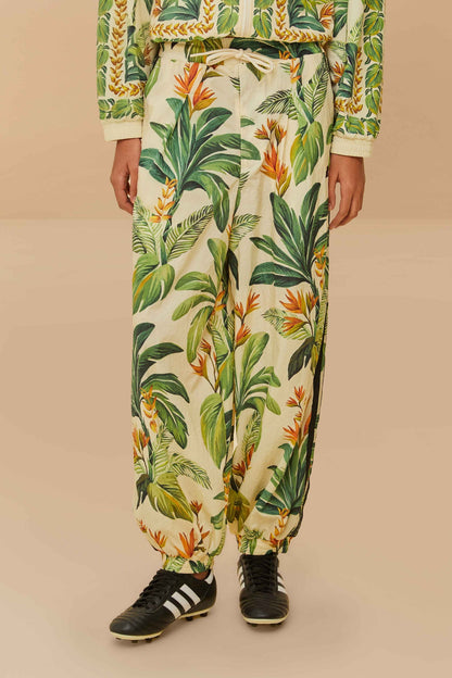 Adidas Tropical Breeze Cream White Pants | FARM Rio Women
