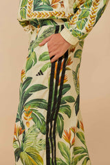 Adidas Tropical Breeze Cream White Pants | FARM Rio Women