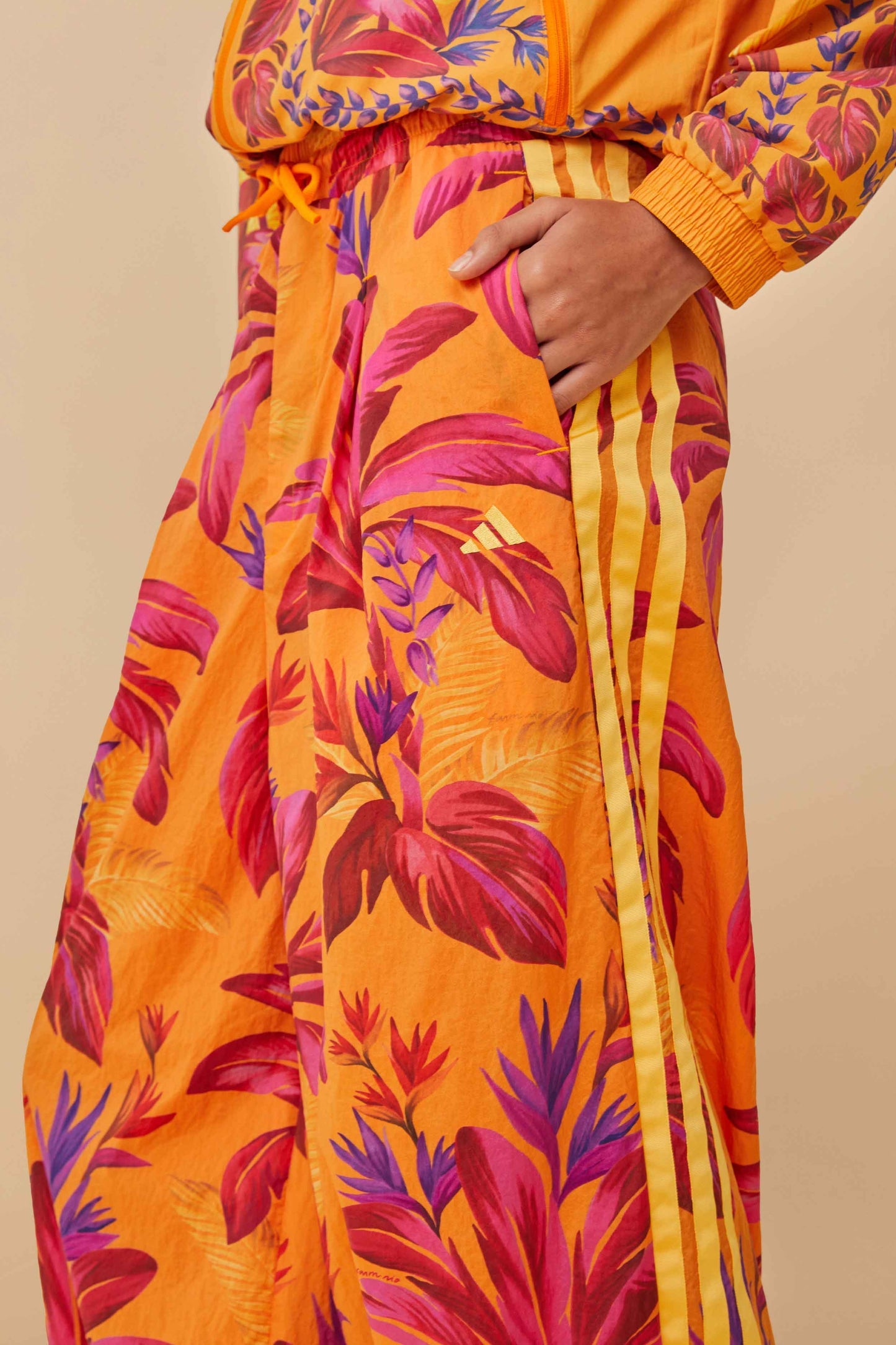 Adidas Tropical Breeze Bright Orange Pants | FARM Rio Women