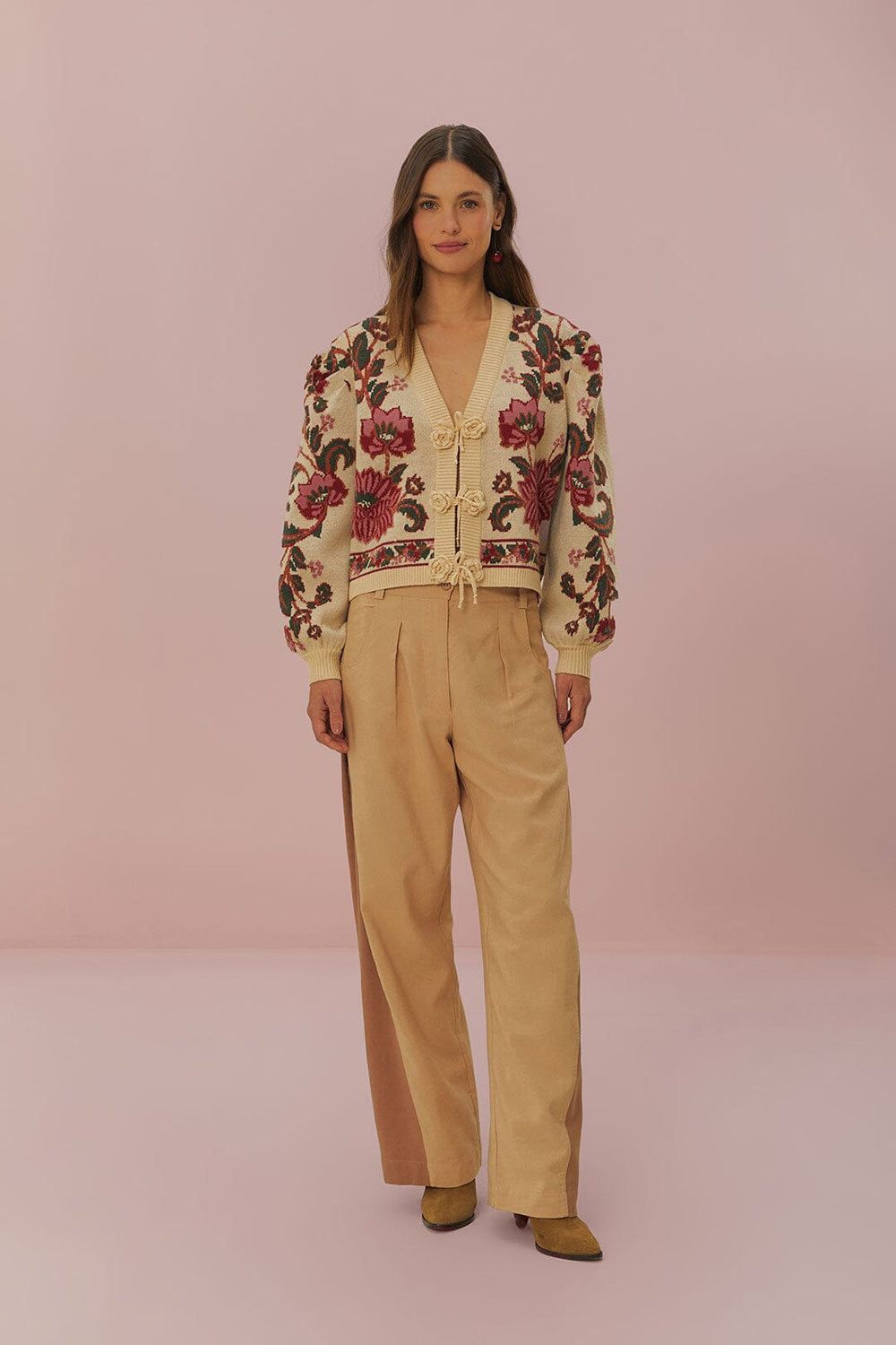 Bicolor High Waist Pants | FARM Rio Women