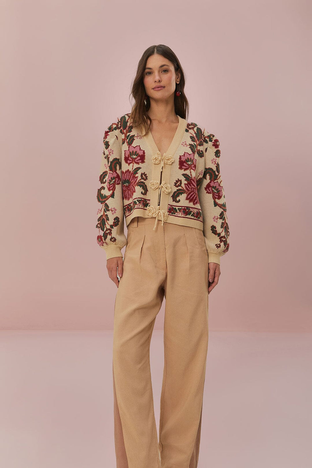 Bicolor High Waist Pants | FARM Rio Women
