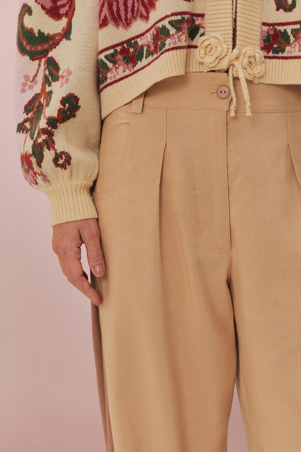 Bicolor High Waist Pants | FARM Rio Women