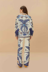 Off-White Encanto Tropical Pants | FARM Rio Women