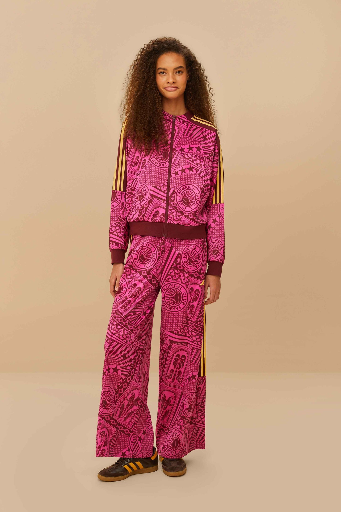 Adidas Tropical Club Pink Pants | FARM Rio Women