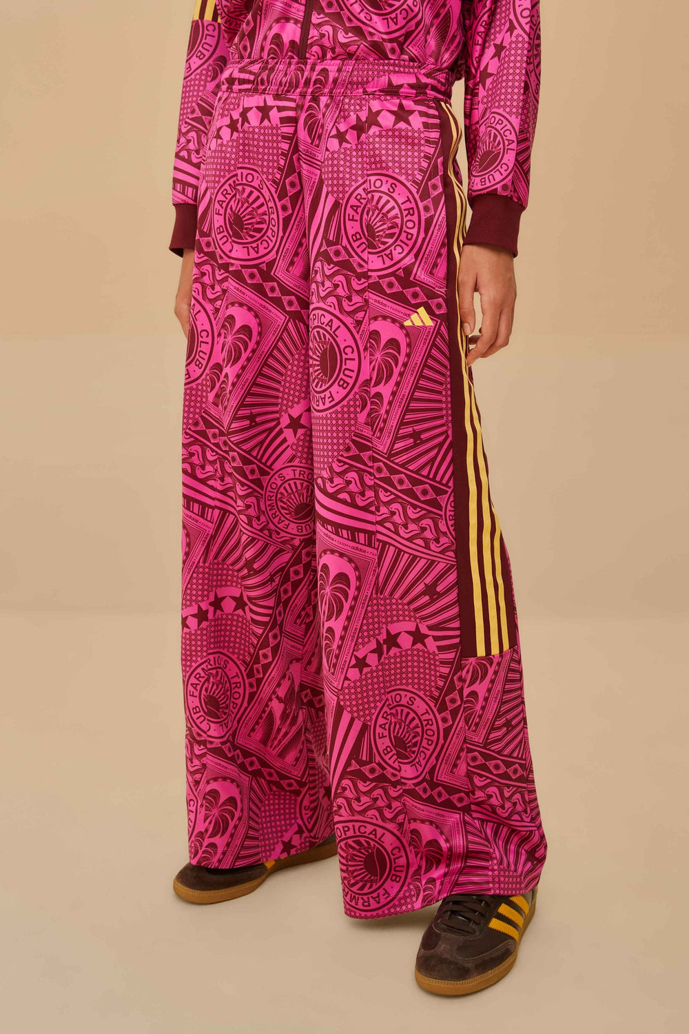 Adidas Tropical Club Pink Pants | FARM Rio Women