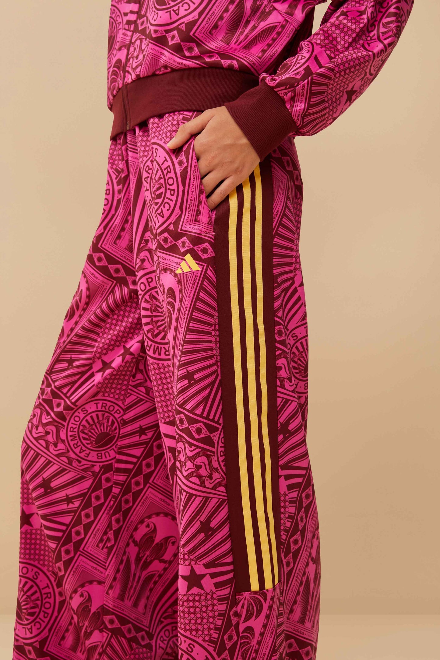 Adidas Tropical Club Pink Pants | FARM Rio Women