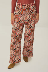 Brown Pineapple Jewelry Pants | FARM Rio Women