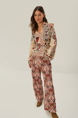 Brown Pineapple Jewelry Pants | FARM Rio Women