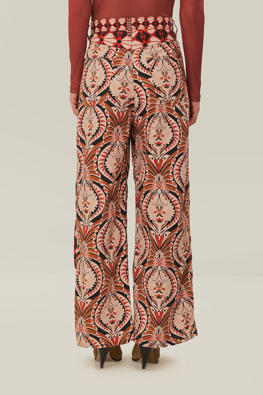 Brown Pineapple Jewelry Pants | FARM Rio Women