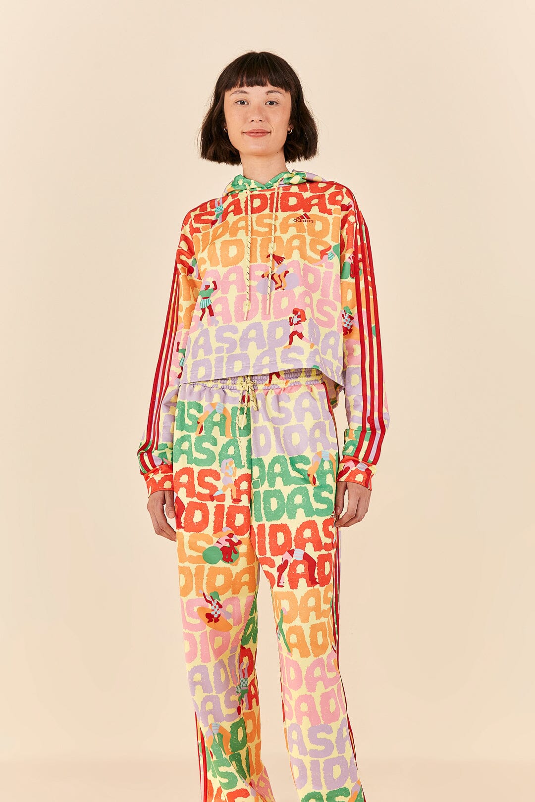 Adidas Farm Trackpants Pearl Citrine | FARM Rio Women