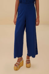 Blue Richelieu LENZING™ ECOVERO™ Euroflax™ Pants | FARM Rio Women