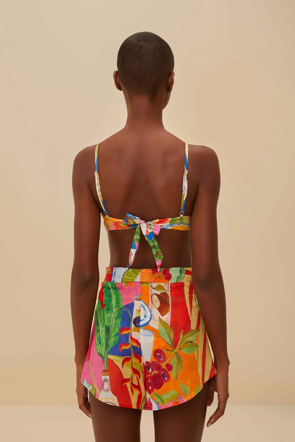 Multicolor Summer Picnic Shorts | FARM Rio Women