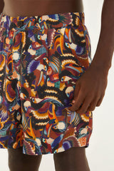Multicolor Flying Toucans Lenzing� Ecovero� Shorts | FARM Rio | FARM Rio Women
