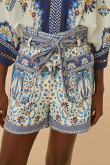 Off-White Encanto Tropical Shorts | FARM Rio Women