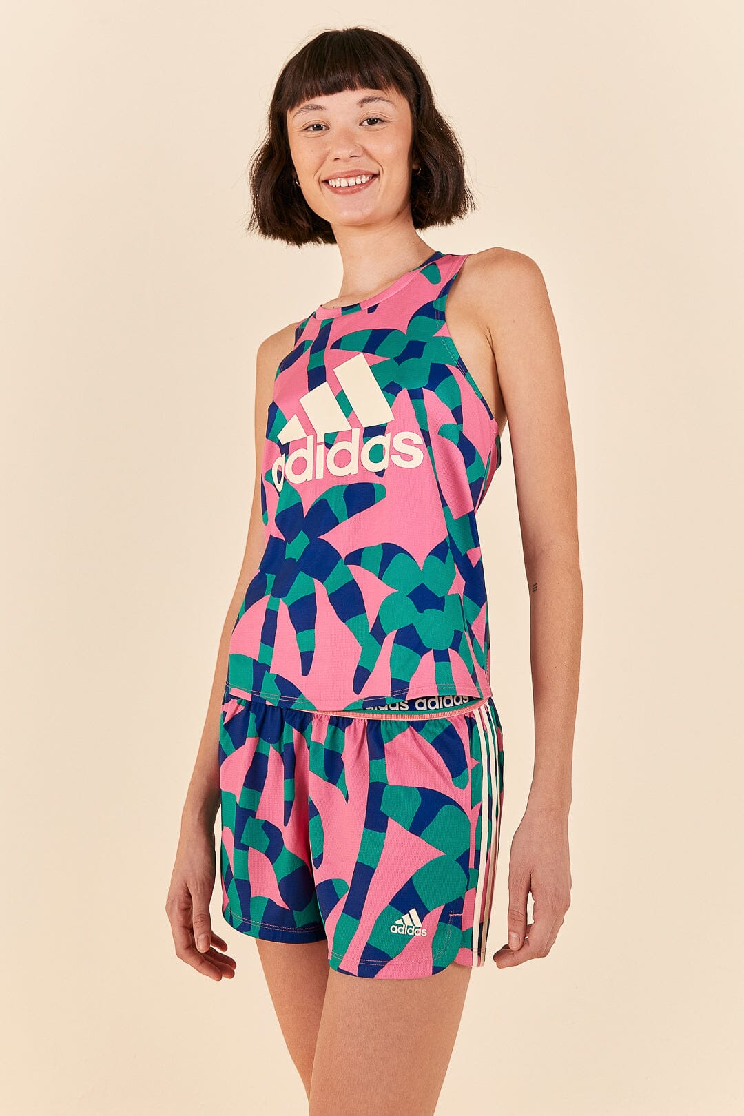 Adidas Farm Pacer Shorts Magenta | FARM Rio Women