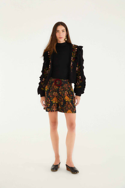 Black Berry Garden Shorts | FARM Rio | FARM Rio Women