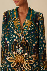 Black Jaipur LENZING™ ECOVERO™ Viscose Blazer | FARM Rio Women