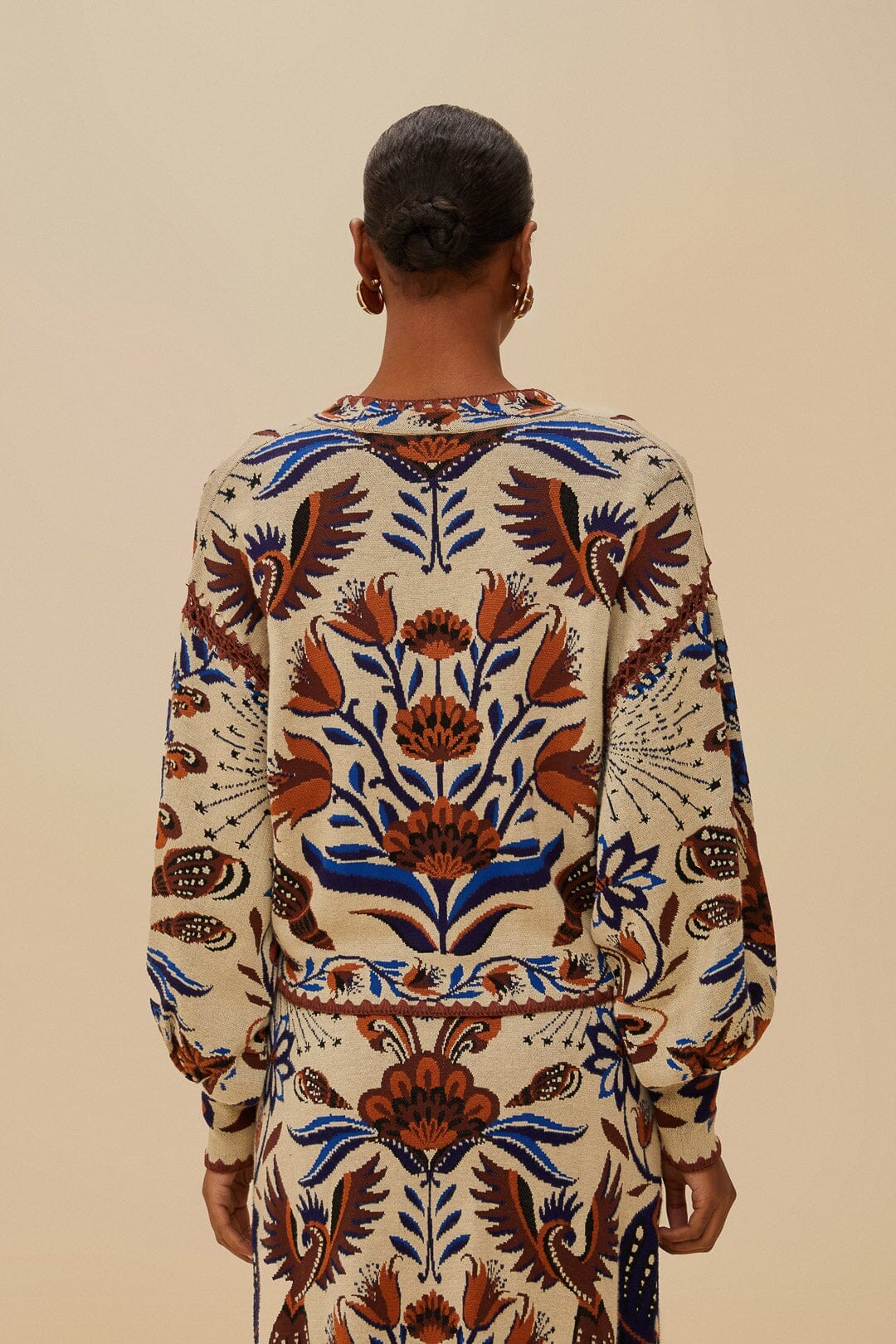 Sand Nature Land Knit Cardigan | FARM Rio Women