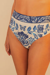 Delicate Tapestry High Waist Bikini Bottom | FARM Rio Women