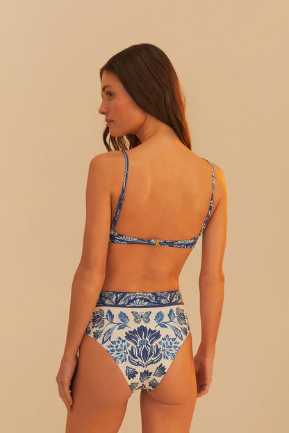 Delicate Tapestry High Waist Bikini Bottom | FARM Rio Women
