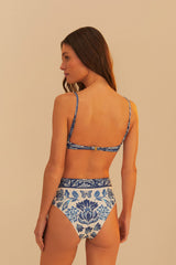 Delicate Tapestry High Waist Bikini Bottom | FARM Rio Women