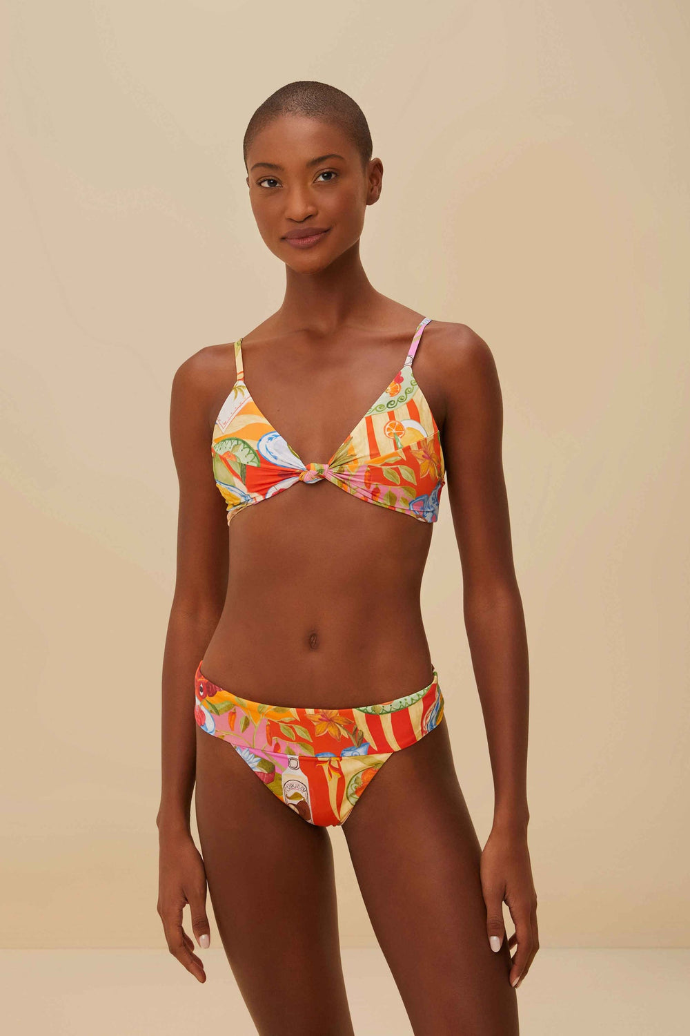 Multicolor Summer Picnic Bikini Bottom | FARM Rio Women