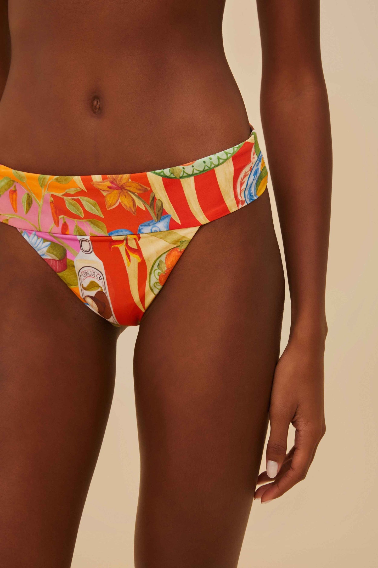 Multicolor Summer Picnic Bikini Bottom | FARM Rio Women