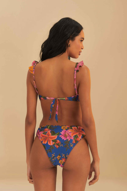 Multicolor Summer Fruit Underwire Bikini Top | FARM Rio Women