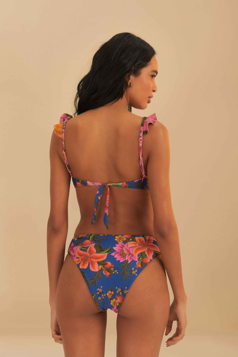 Multicolor Summer Fruit Underwire Bikini Top | FARM Rio Women