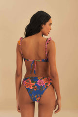 Multicolor Summer Fruit Underwire Bikini Top | FARM Rio Women