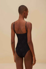 Black Sunny Moon One-Piece Swimsuit | FARM Rio Women